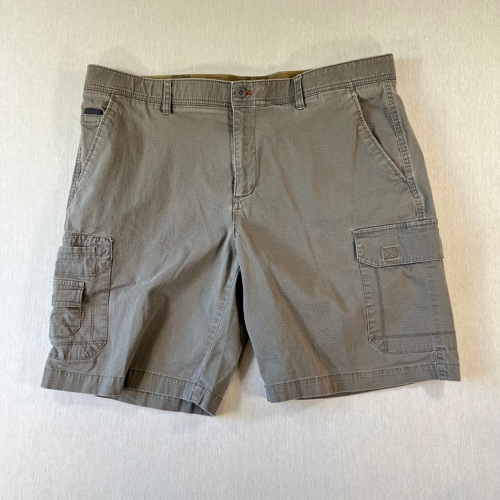 Weatherproof Ripstop Shorts Mens 40 Grey Cargo 9" Inseam W8S123SC Outdoor